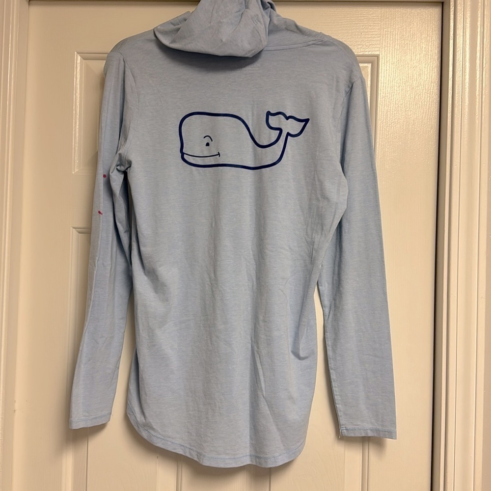 EUC Women’s Vineyard Vines Hooded Edgartown Shirt, Size Small - Picture 2 of 2